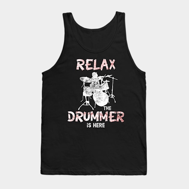 Relax Drummer Tank Top by Dojaja